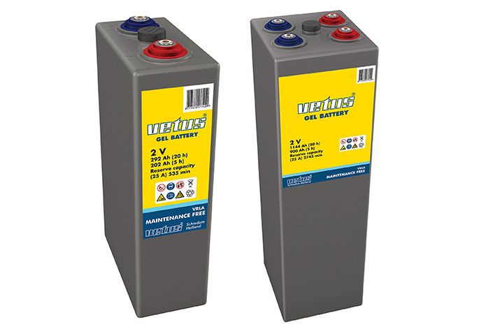 VETUS gel battery 1144 Ah, 2 Volt - VETUS